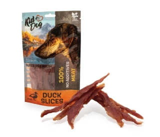 KIDDOG SUPER PREMIUM 100% kachní prsa bez aditiv, proužky 80 g