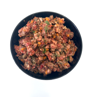 Forbarf | KOMPLET Hovězí s kachnou & špenát, mrkev a maliny 500 g